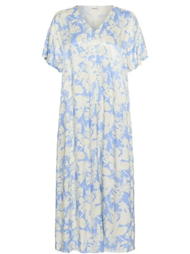 SOAKED IN LUXURY Jurk met opdruk voor dames Soaked in Luxury Becca Blauw