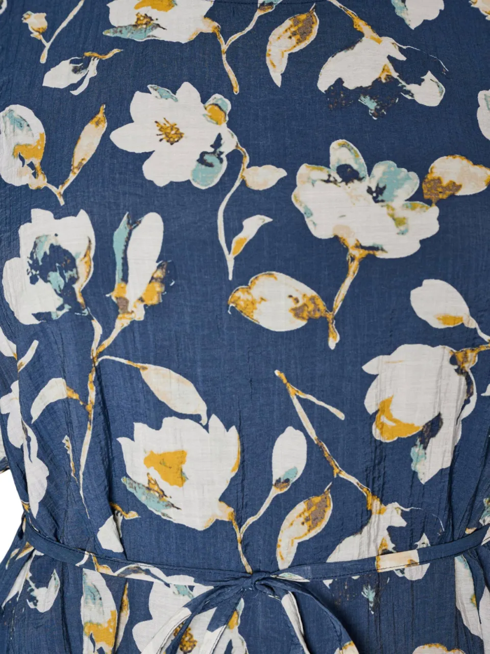 Zizzi gebloemde midi jurk Plus Size - blauw, foto 5