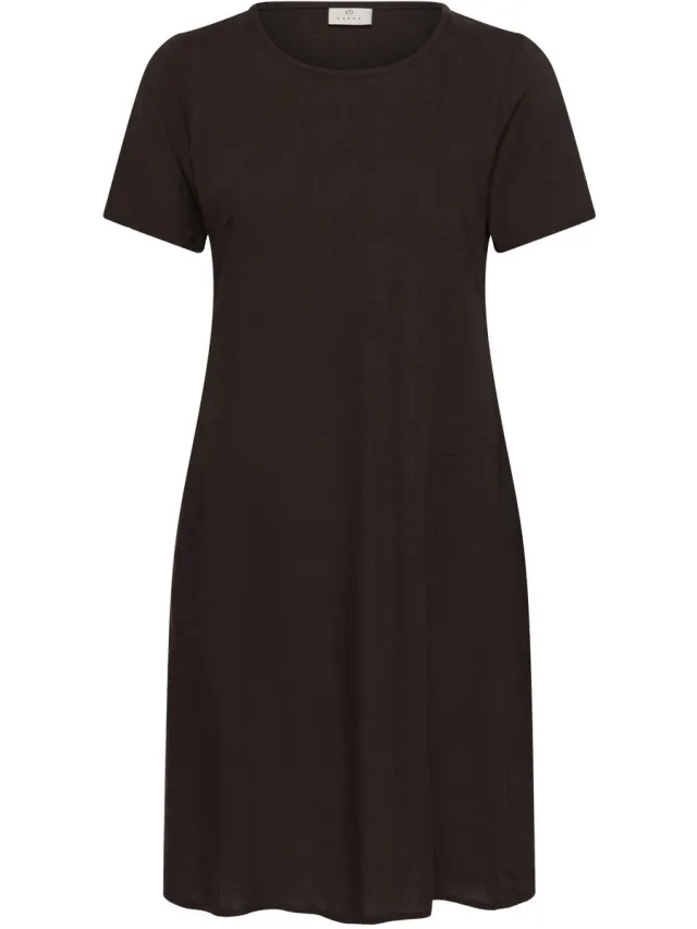 Kaffe KAmilia Dress Dames Jurk - Black Coffee