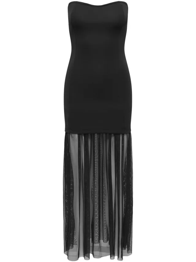 Only Jurk ONLMAPLE Lange jurk Black 1