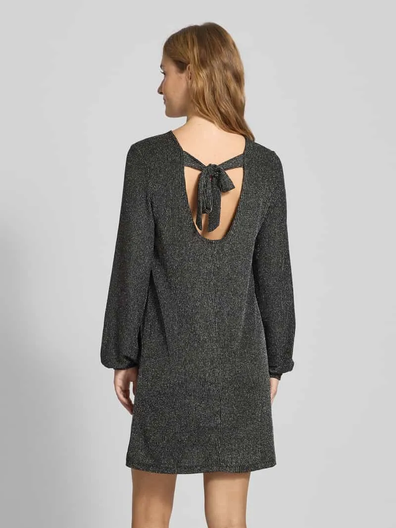 Only Mini-jurk met glittermotief, model 'CAROL' zilver, foto 3