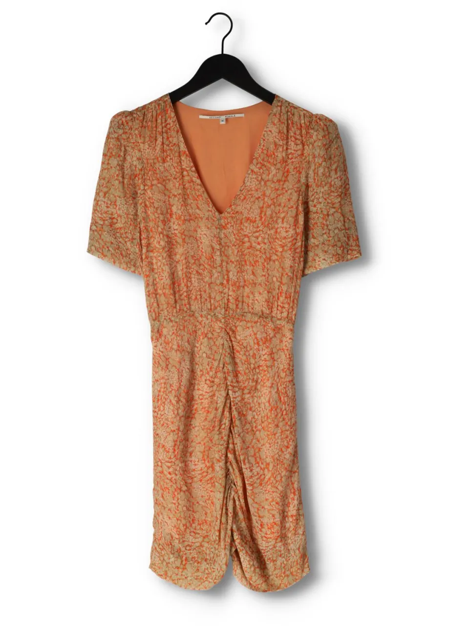 SECOND FEMALE Dames Jurken Mora Mini Dress - Oranje, foto 2