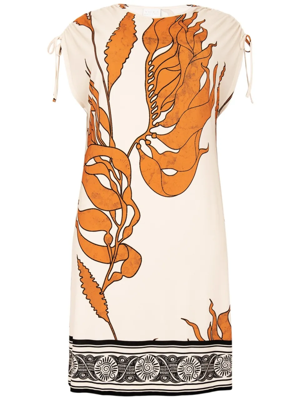 Yoek Jurk met koordjes | Beige, foto 4