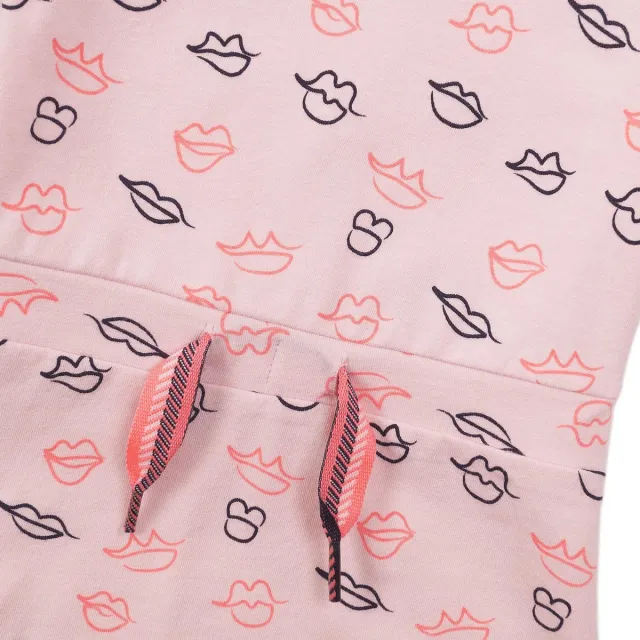 Dirkje Meisjes Jurk Kiss Roze