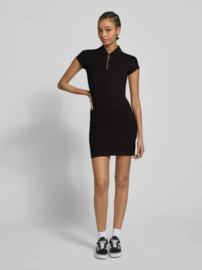 Hugo Mini-jurk met ritssluiting, model 'Nera' zwart, foto 3