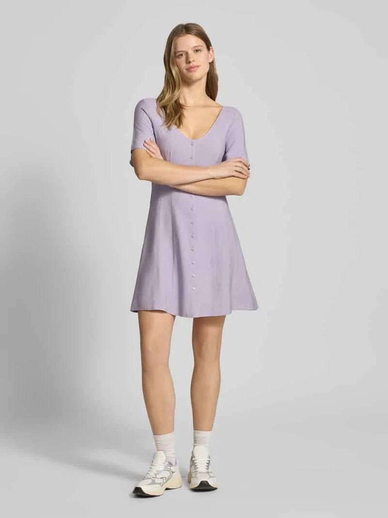 Calvin Klein Mini-jurk met labelstitching lavendel, foto 3