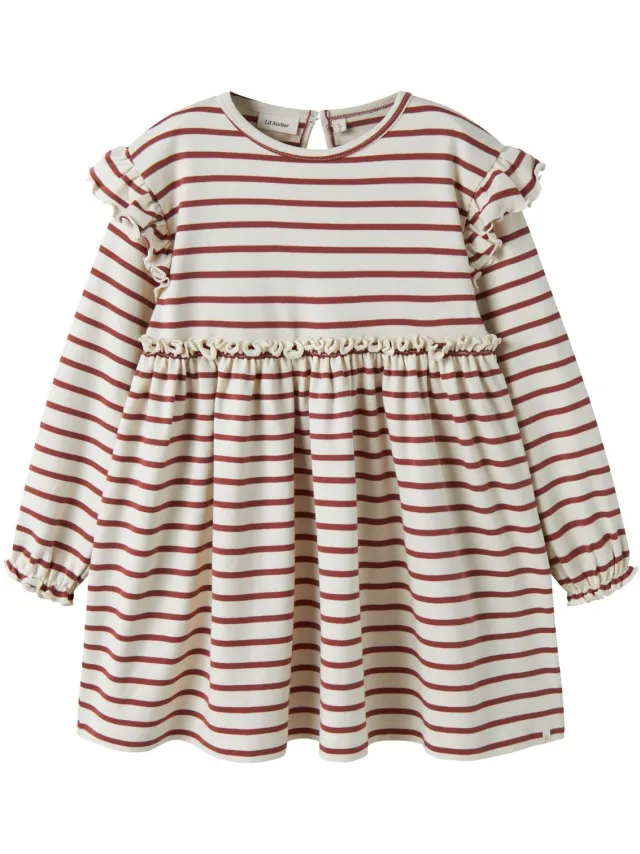 Lil' Atelier Jurk Biologisch katoen Turtledove