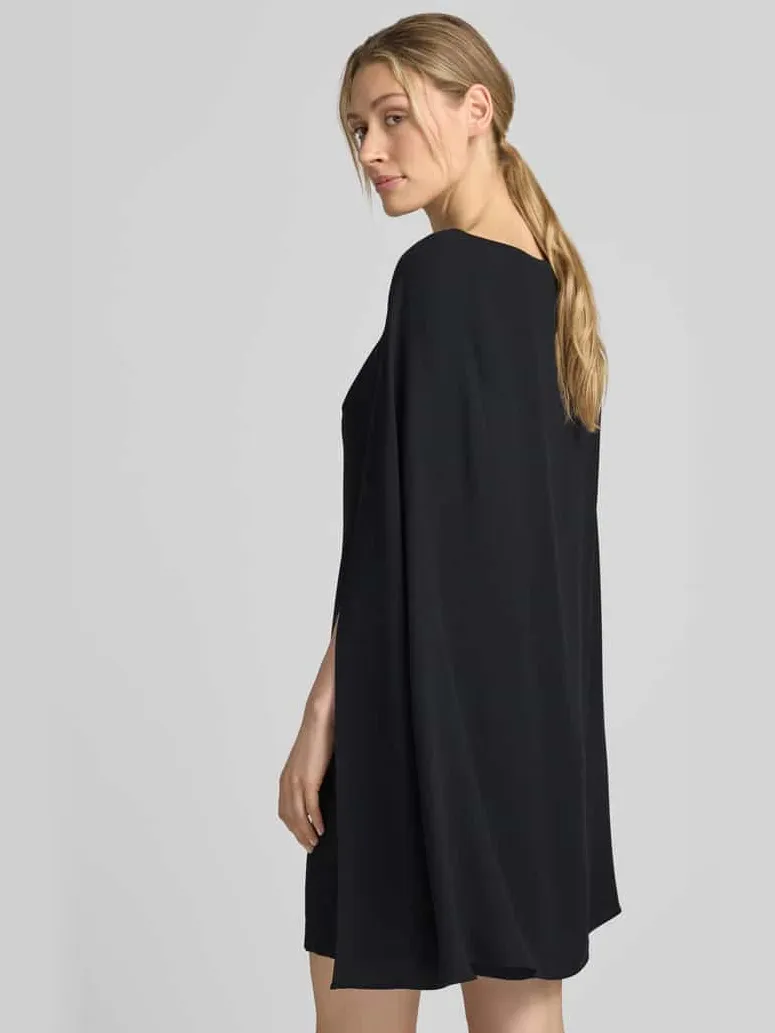 Lauren Ralph Lauren A-lijn cocktailjurk met cape zwart, foto 3
