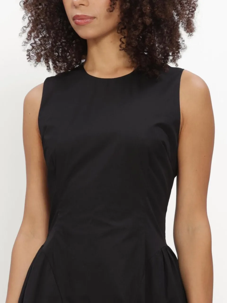 NEO NOIR Dames Jurken Zora Poplin Dress - Zwart, foto 4