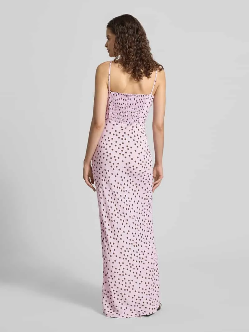 LeGer Maxi-jurk in all-over look model 'Fleur' lila, foto 3