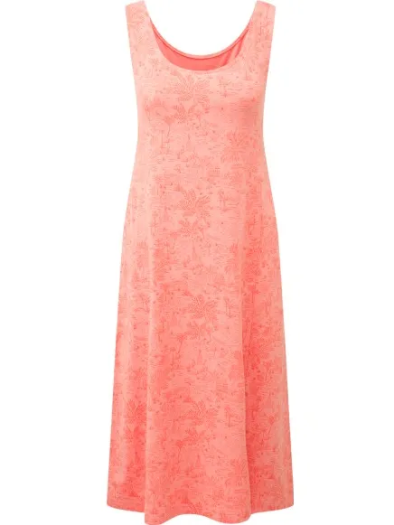 Sherpa Women's Neha Long Tank Dress - Jurk, rood