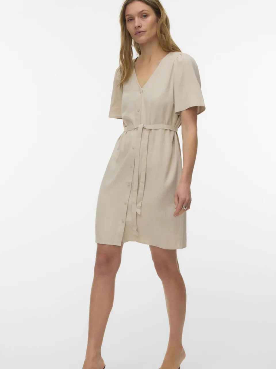 Vero Moda mini jurk beige, foto 4