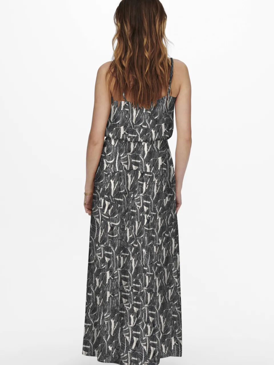 Only maxi jurk zwart/wit, foto 2