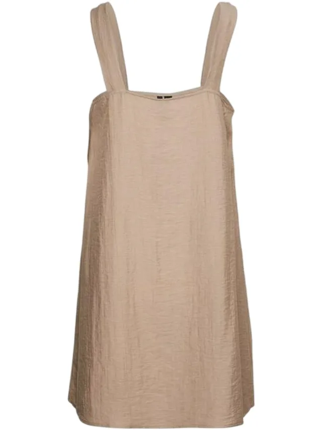 Vero Moda Dames Evalina Slip Dress (Mink) Taupe