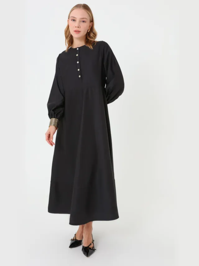 Refka Modest Dress Refka Zwart