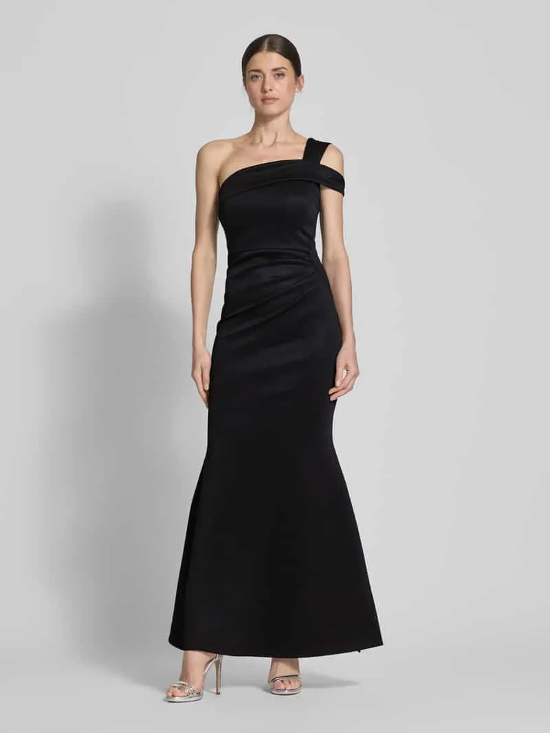 Lipsy Avondjurk met one shoulder-band Zwart