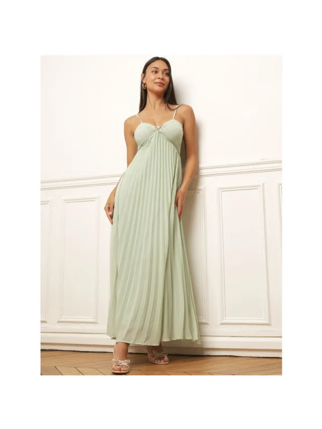 La Modeuse Lange Jurk La Modeuse 79001_P188167 Groen