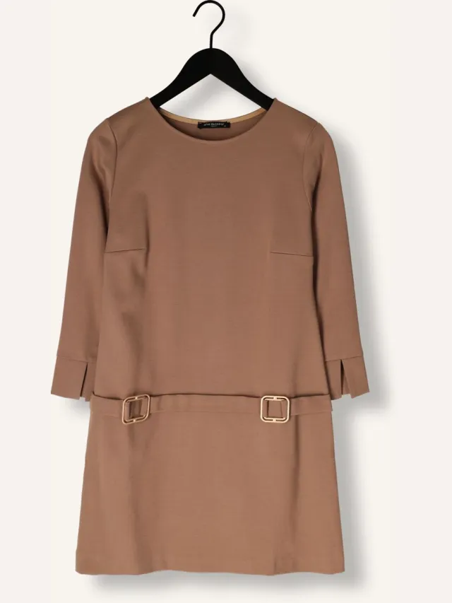 Ana Alcazar A Dress Clasp Dames - Jurk - Bruin