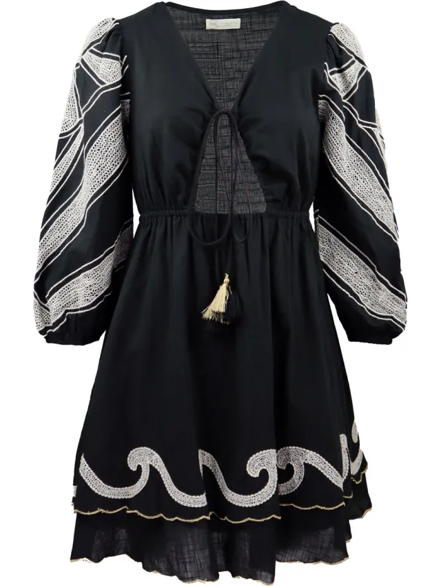 Bsb zwarte cut out jurk