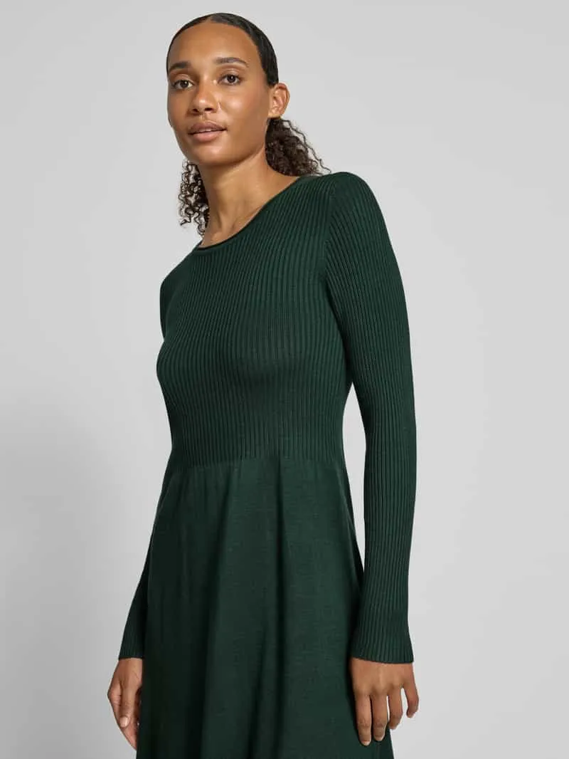 Only Regular fit tricotjurk van viscosemix model 'ALMA' donkergroen, foto 4