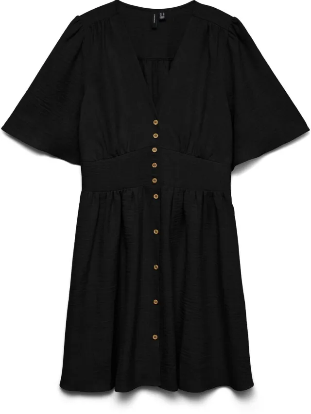 Vero Moda Jurk VMMELANEY Korte jurk Black