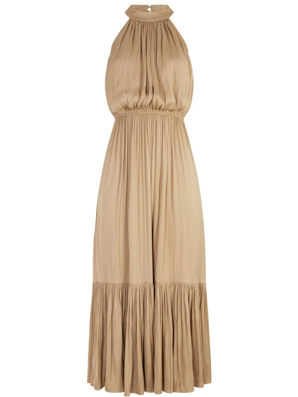 Morgan satijnen jurk beige, foto 2