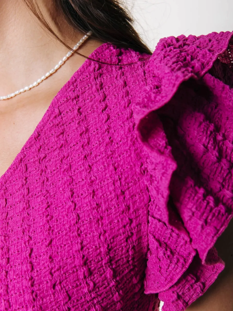 Colourful Rebel mini jurk roze, foto 5