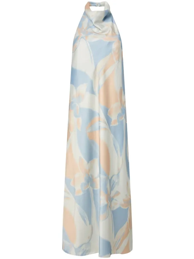 Yas maxi-jurk YASPELLA HALTERNECK Skyway