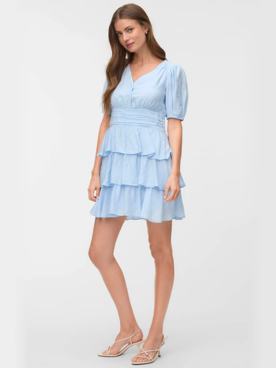 Vero Moda mini jurk - lichtblauw, foto 4