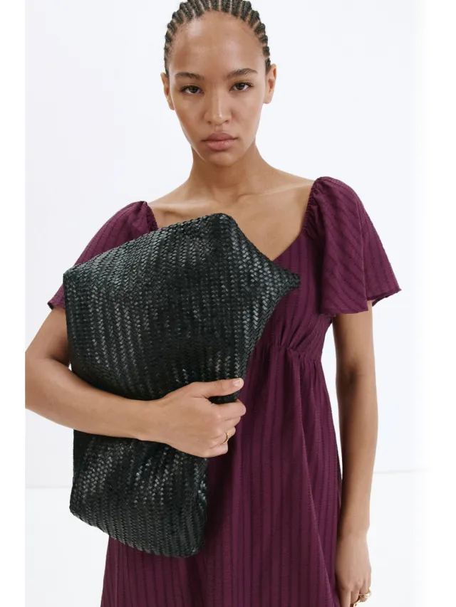 Mango midi jurk - paars, foto 2
