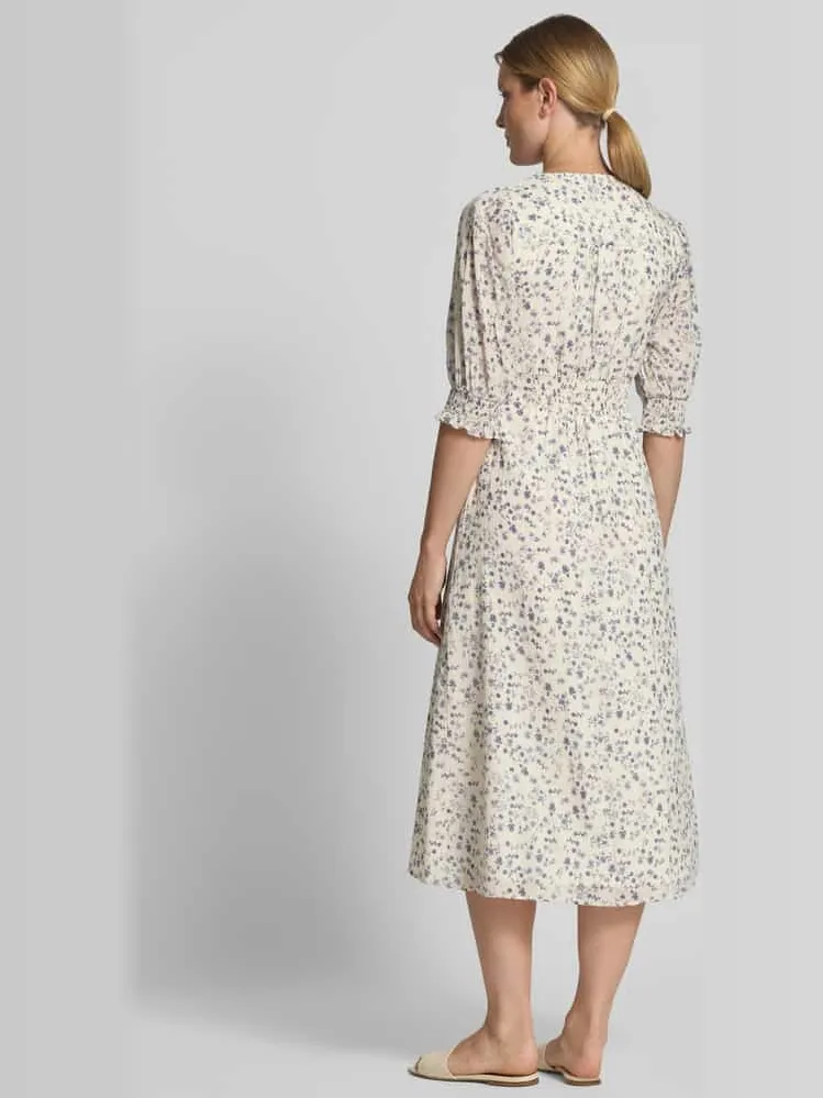 NEO NOIR Midi-jurk met bloemenprint model 'Valley' offwhite, foto 3