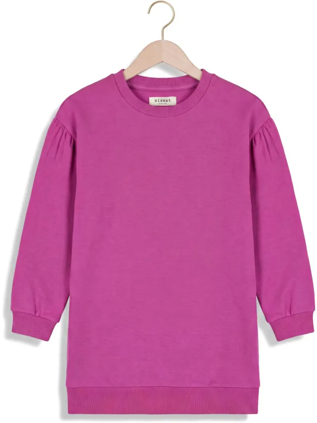 NIXNUT Meisjes Jurken Lux Dress - Fuchsia