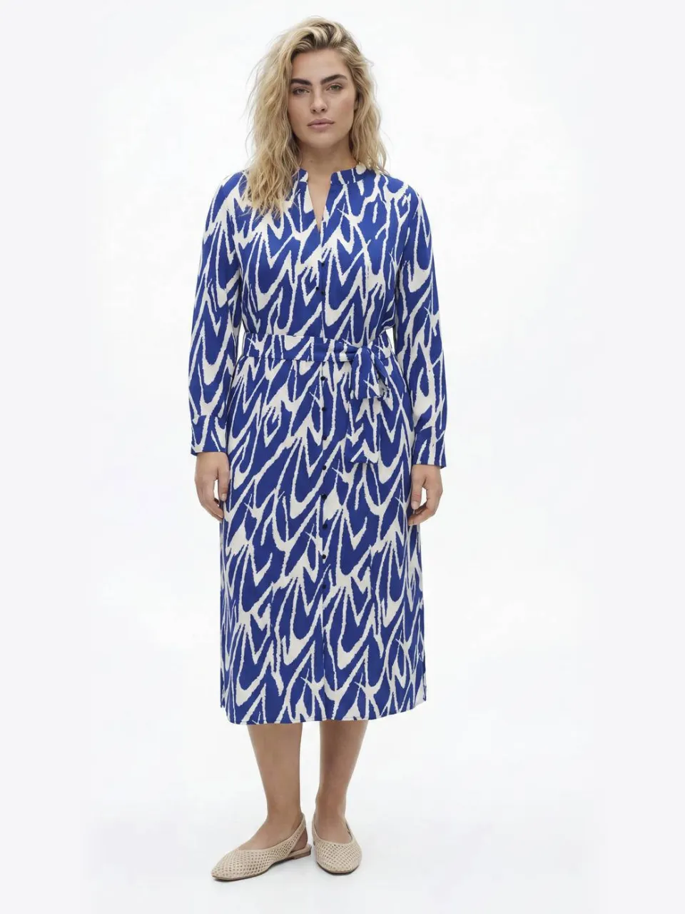 Only Carmakoma blousejurk blauw, foto 4