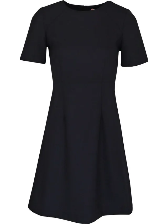 Twin Set Twinset • zwarte wollen jurk • maat XS (IT40)