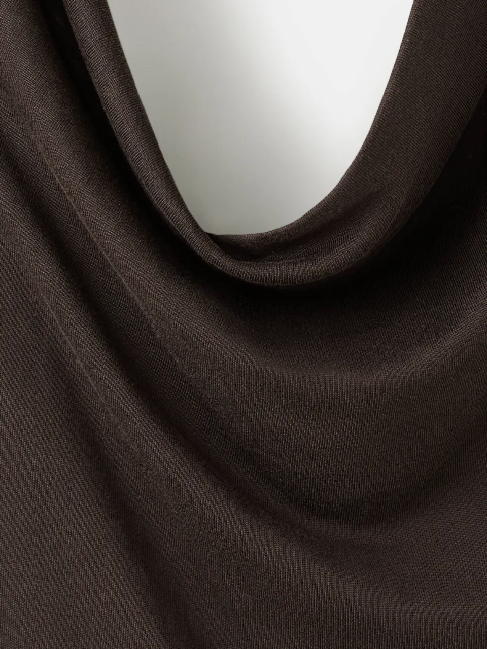 Mango viscose halterjurk - bruin, foto 5