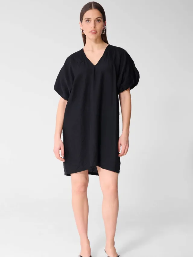 Shoeby v-hals zomerjurk - zwart