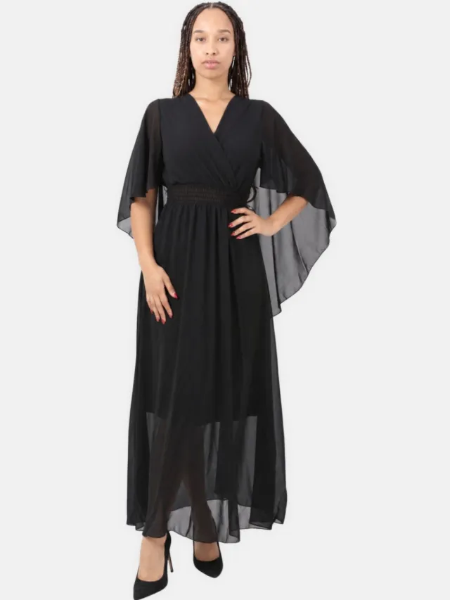 Elara Maxikleid Schwarz