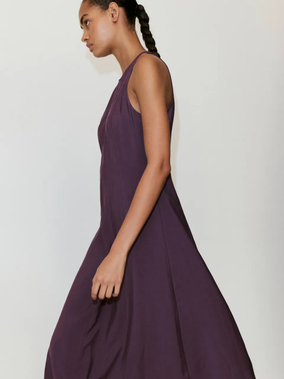 Mango midi jurk - paars, foto 3