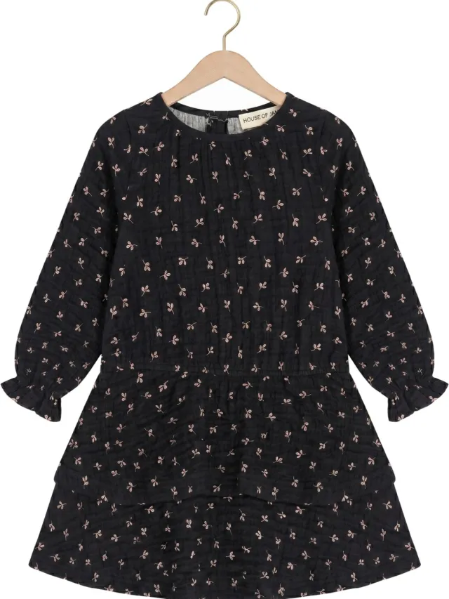 HOUSE OF JAIMIE House Of Jamie Meisjes Jurken Ruffled Dress - Zwart