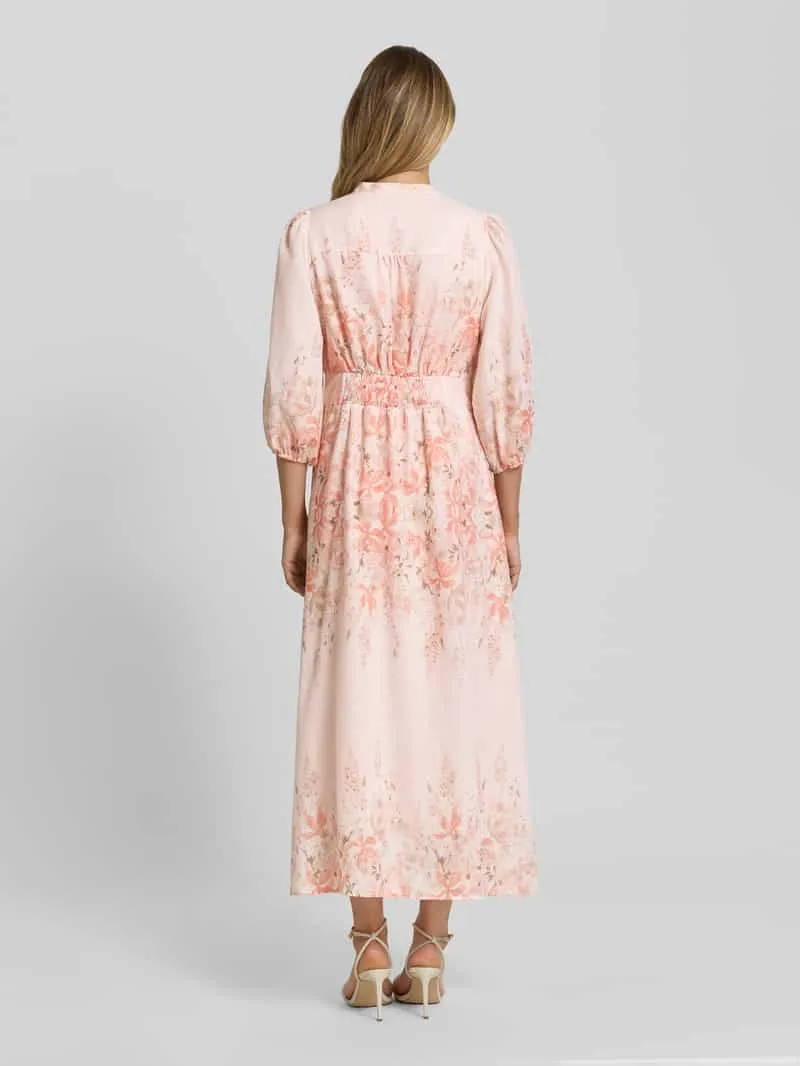 NEO NOIR maxi-jurk met serafinokraag model 'Stellar' rosé, foto 3