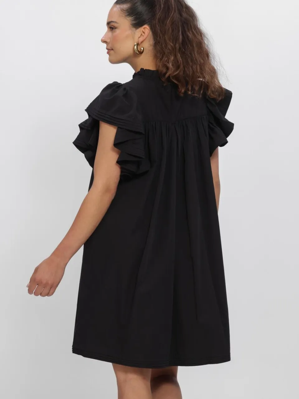 Y.A.S. YAS Dames Jurken Yaslura Ss Dress S. Noos - Zwart, foto 3