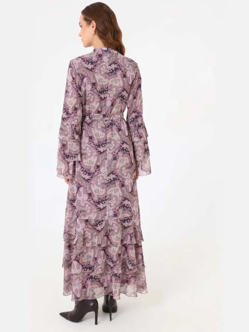 Modest Dress Refka roze, foto 2