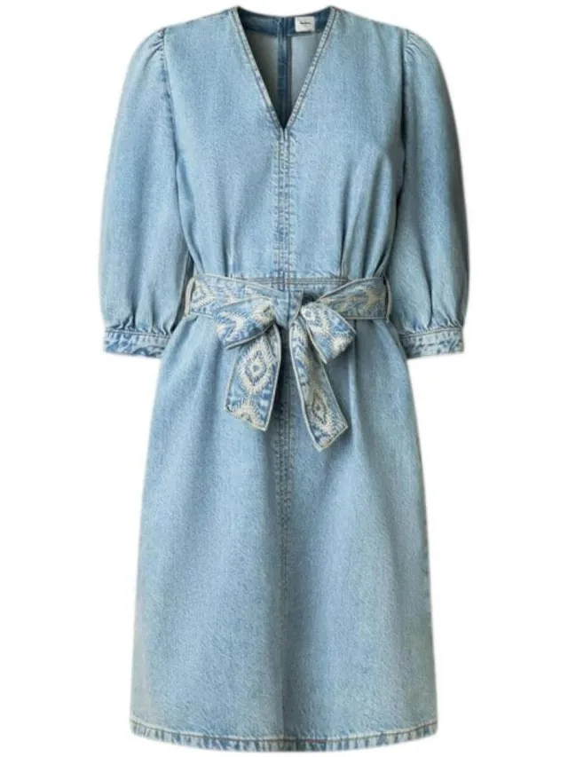 Pepe Jeans Korte Jurk Pepe jeans PL9537842 000 Blauw