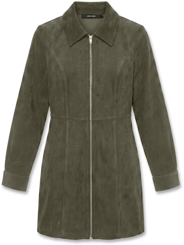 Vero Moda Blousejurk VMVILJA Korte jurk Olive Night 1