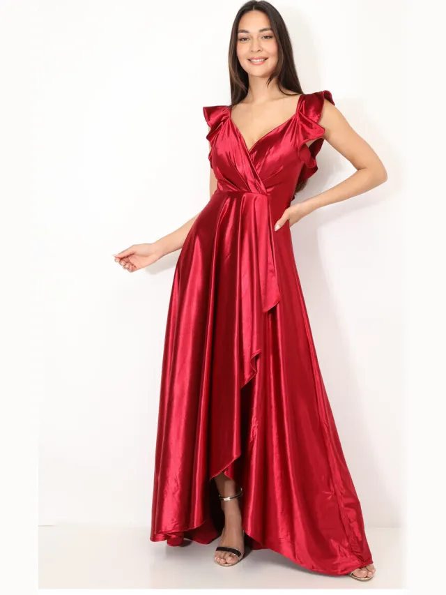 La Modeuse Jurk La Modeuse 70609_P165194 Rood