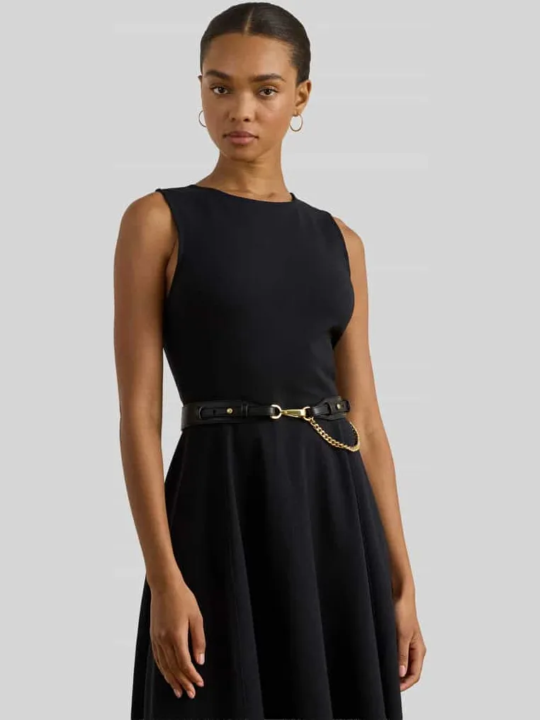 Lauren Ralph Lauren Businessjurk van viscosemix zwart, foto 3