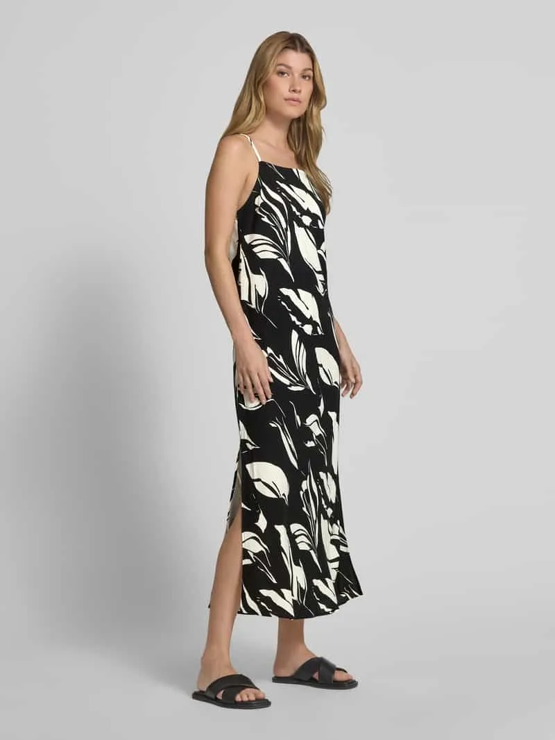 someday. Midi-jurk van een mix van viscose en linnen, model 'Qualeza', foto 3