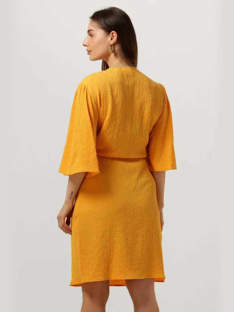 Another Label Dames Jurken Deja Dress S/s - Geel, foto 3