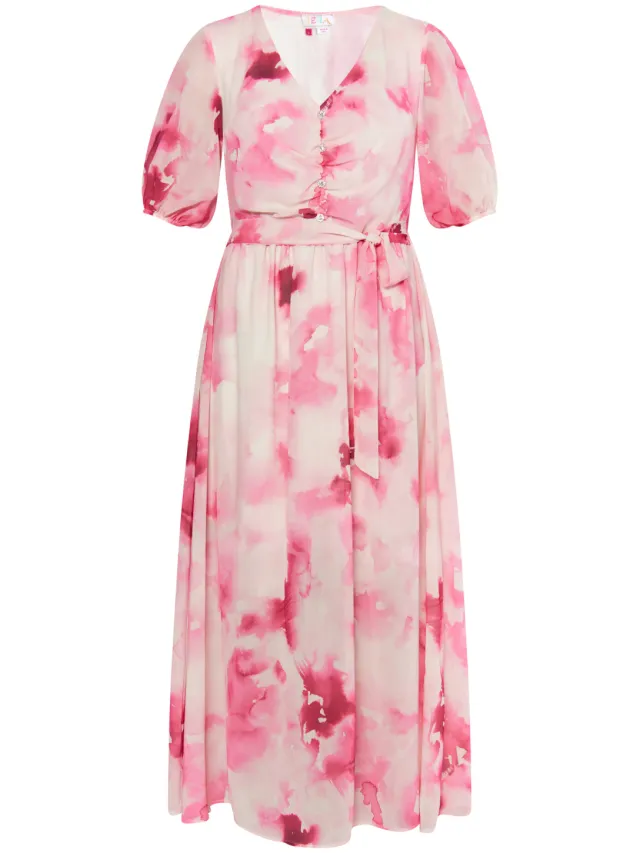 IZIA Jurk Dames Roze Veelkleurig, foto 2