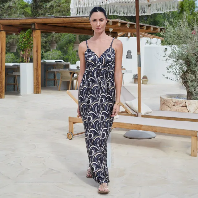 Chic by Lirette Maxi jurk Noe - XL - Zwart